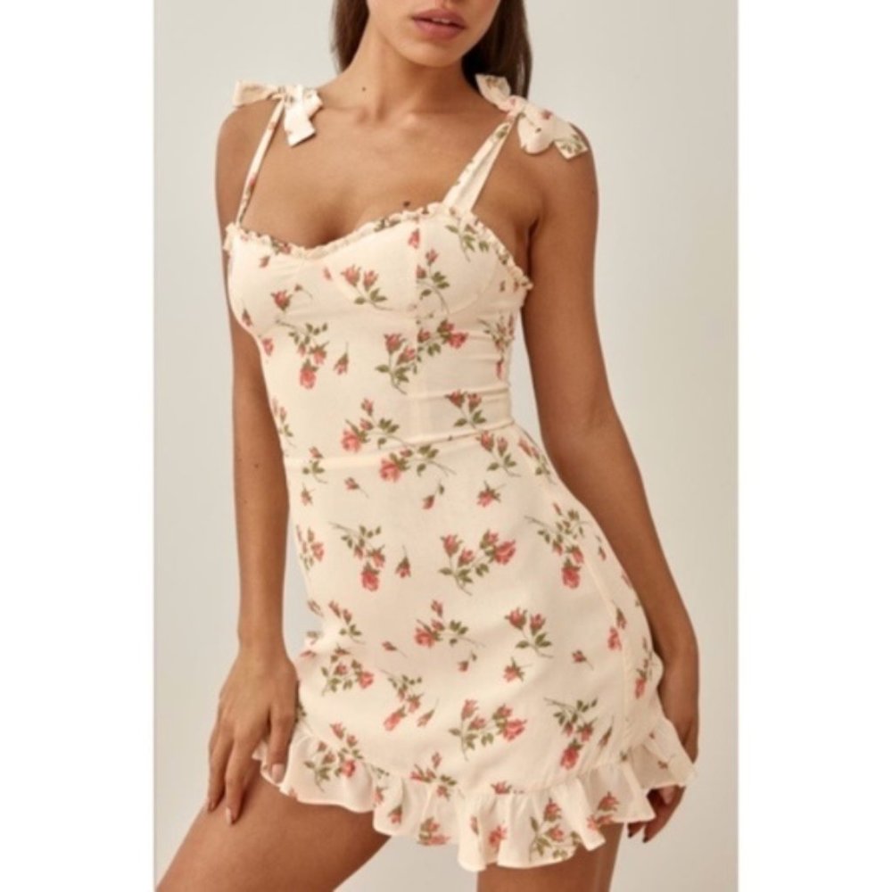 NWT Reformation Christine Dress Florence 0